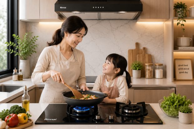 dapur modern Rinnai untuk rumah yang lebih nyaman