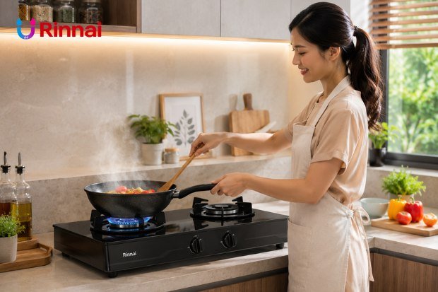 kompor gas Rinnai untuk kebutuhan keluarga